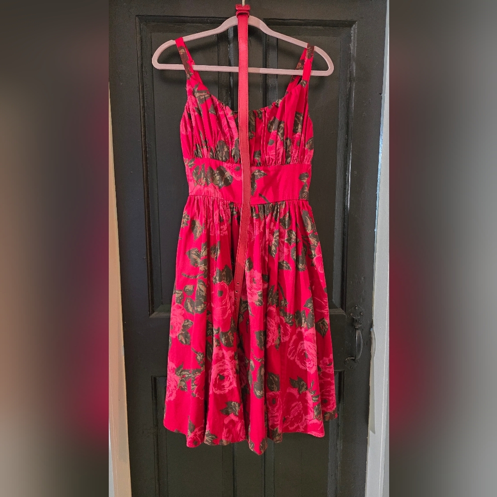 Vixen red rose dress